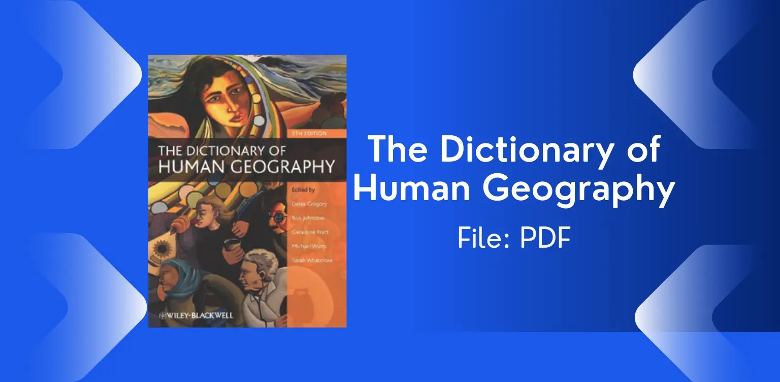 Free Books: The Dictionary of Human Geography