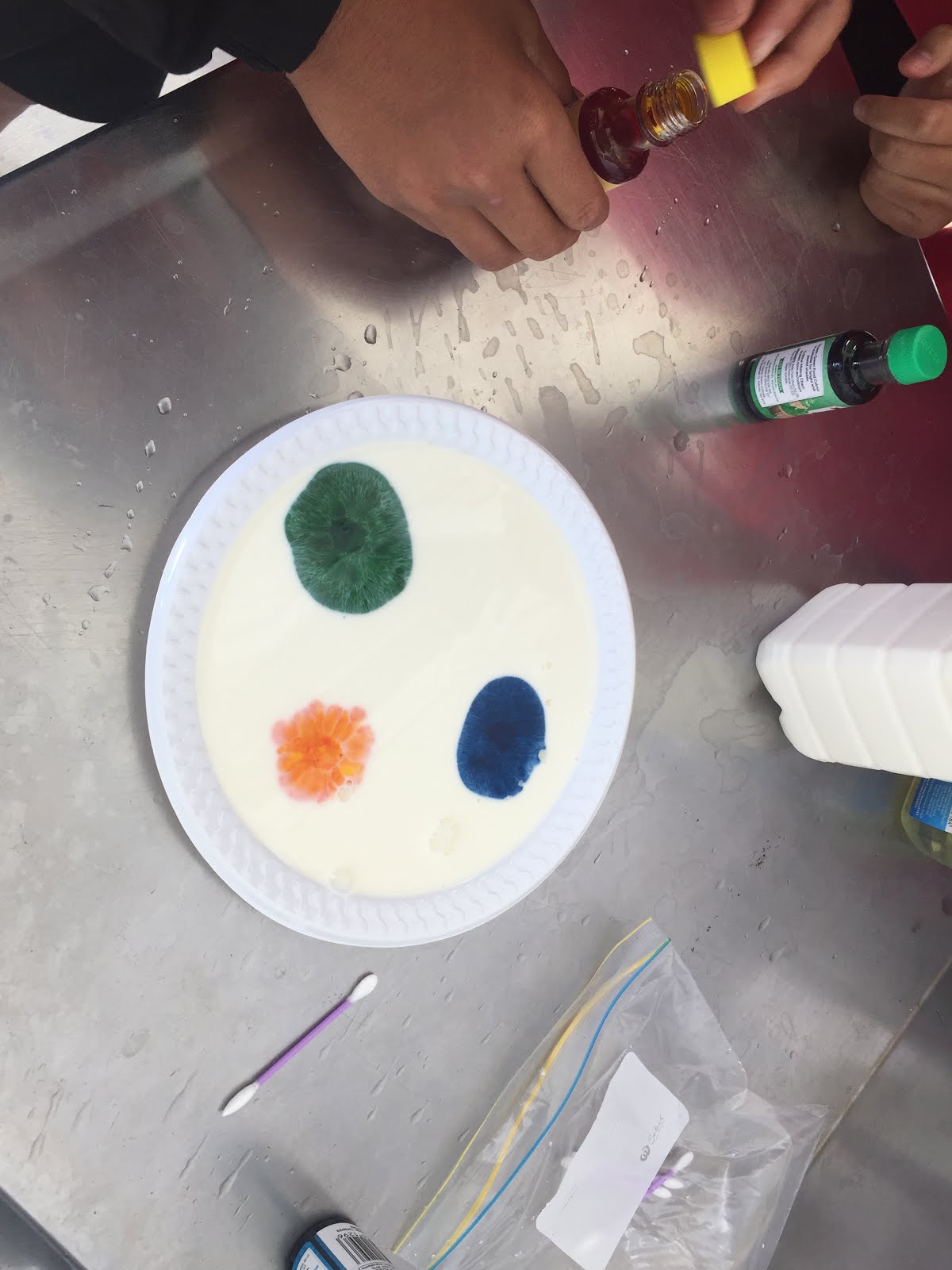 Leonidas Milk and Dishwashing Liquid experiment