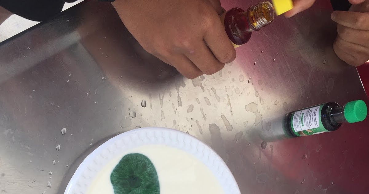 Leonidas Milk and Dishwashing Liquid experiment