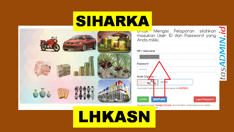 Cara Laporan Si Harka Lhkasn Guru Tasadmin