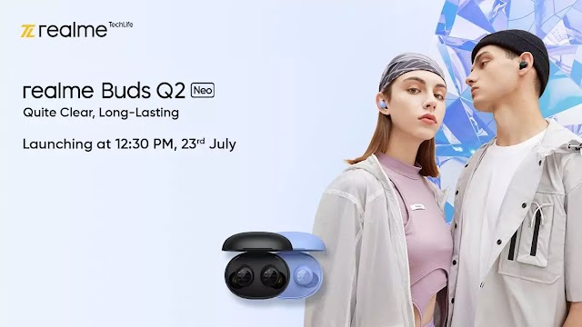 Realme Buds Q2 Neo TWS earbuds to launch in India on July 23.