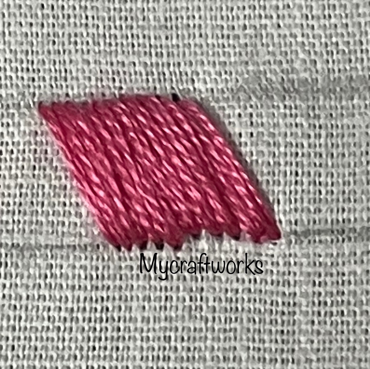 MY CRAFT WORKS Satin Stitch Tutorial / How to do satin stitch?