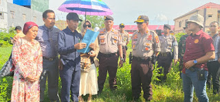 Turunkan Puluhan Personel dari Polres Pangkep, Eksekusi Empat Lahan Berlangsung Kondusif