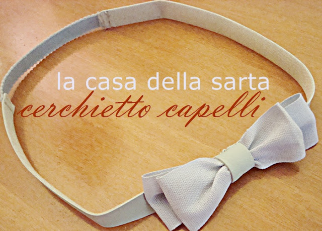 Fasce E Cerchietti Per Capelli Bambina - Set 3 Pezzi Con Fiocco In Cotone