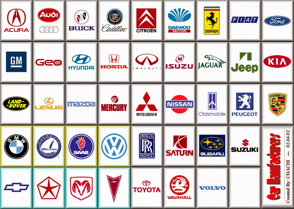american car logos and names list - company car logos