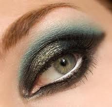 Green Shade Smokey Eye Makeup