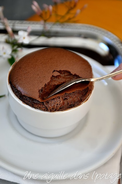 Soufflé chocolat café