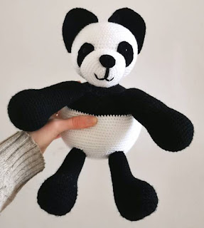 PATRON GRATIS OSO PANDA AMIGURUMI 42399