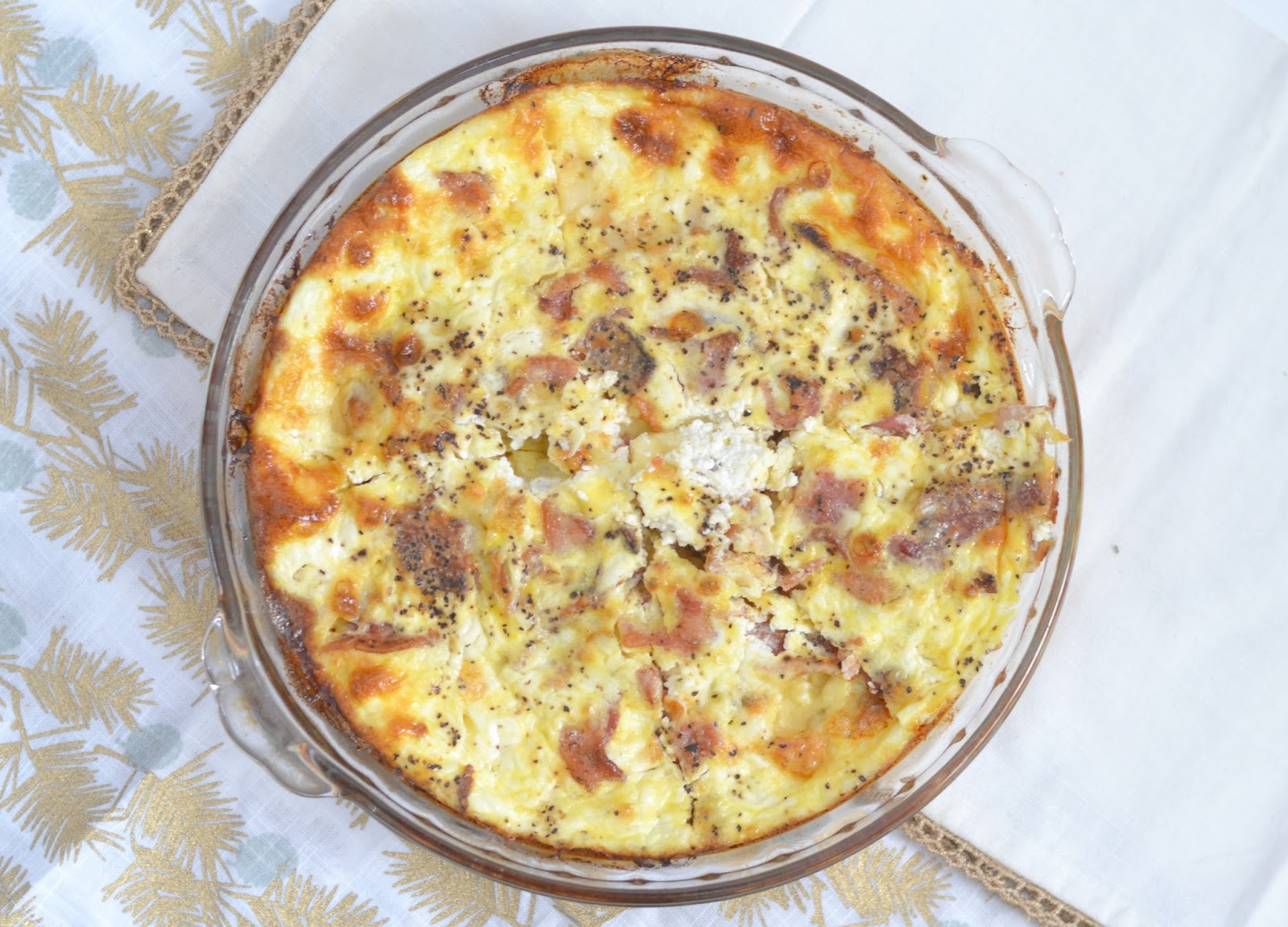 Bacon and Brie Frittata Building Our Story