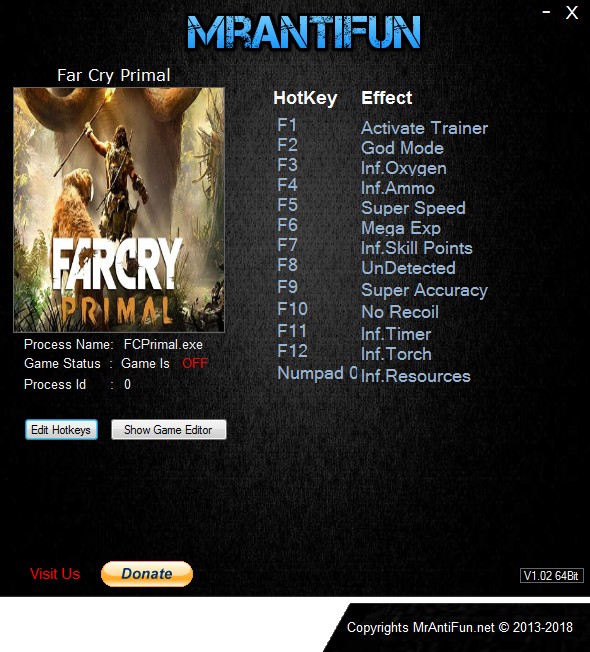 Чит фар край 2. Far Cry Primal трейнер. Far Cry 2 чит коды. Far Cry 3 Primal. Управление фар край 2.