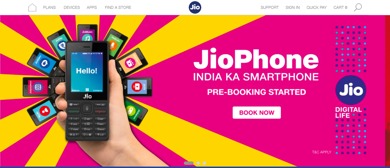 preorder jio phone preorder jio phone