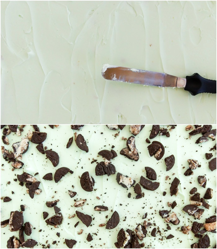 OREO Shamrock McFlurry®-Inspired Cookie Bars recipe