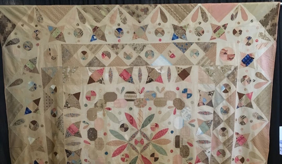 Abc quilts Vermont summer medaillon quilt