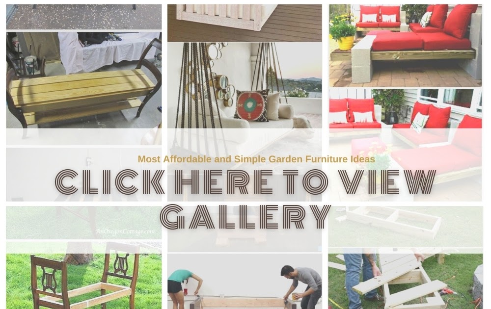 Most Affordable and Simple Garden Furniture Ideas