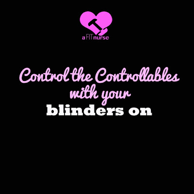 Control the controllable with your blinders on