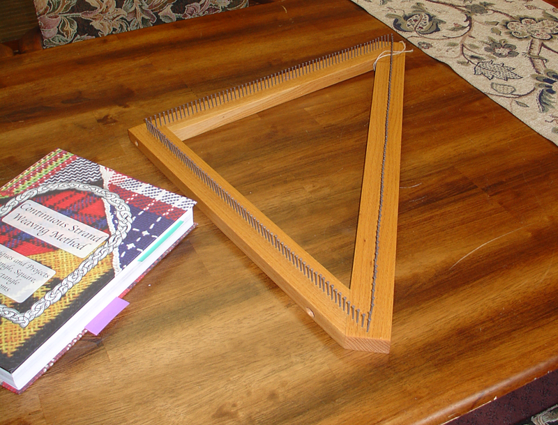 Valley Weavers and Spinners Guild Triangle Looms and Continuous Strand