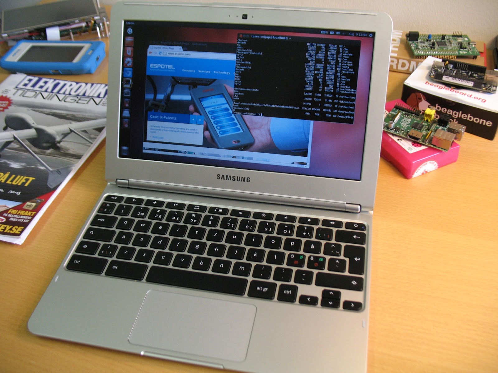 Embedded Experience Chromebook ARM, Linux and HTML5
