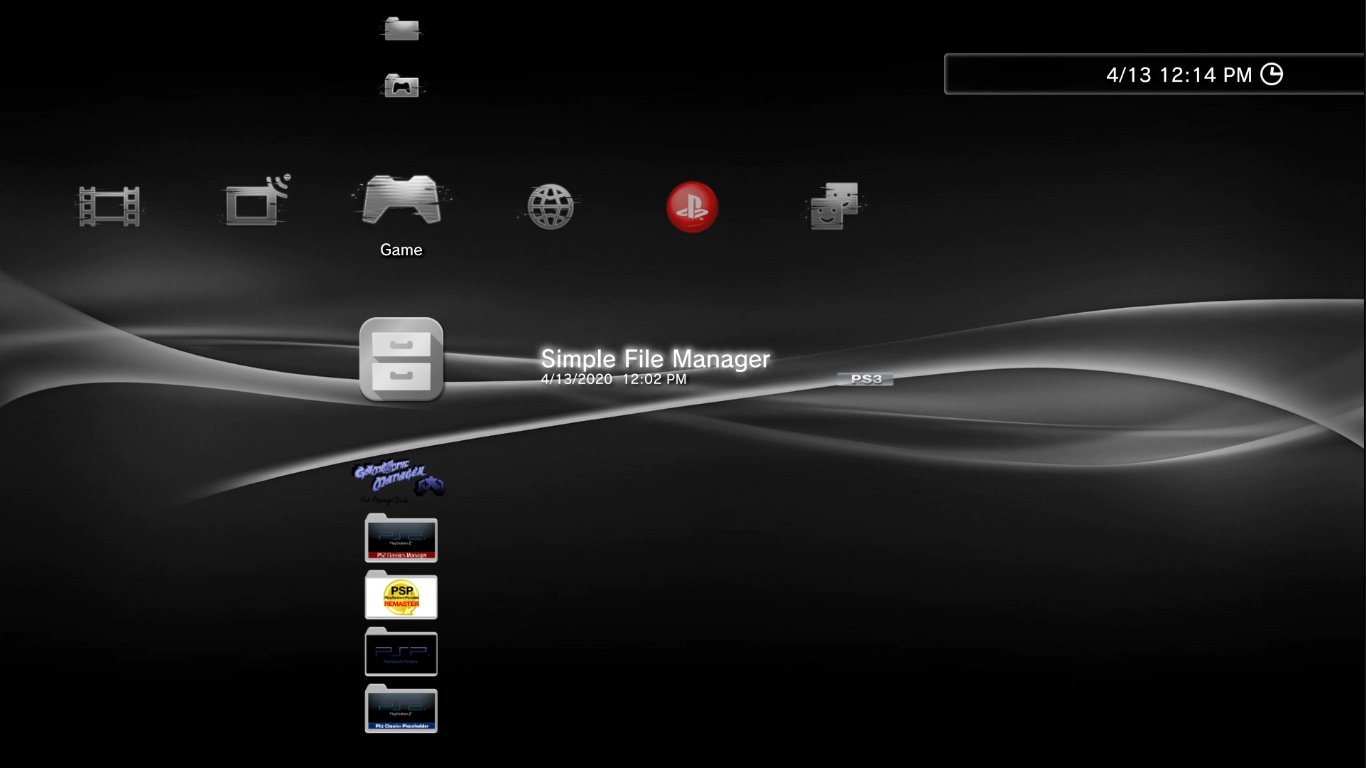 Manager ps3. Файловый менеджер ps3. File Manager ps3. PLAYSTATION 3 simple file Manager.
