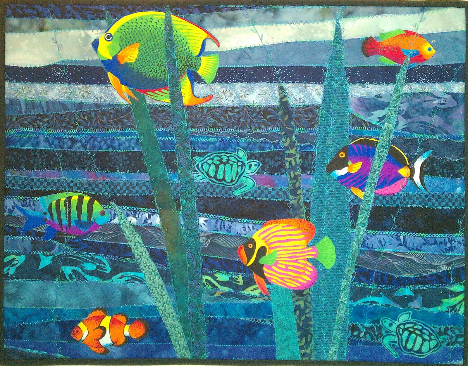 MiniQuilt Project 12 Aquarium