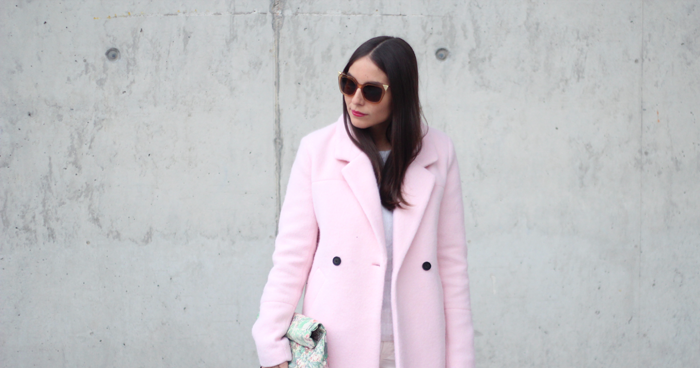 Abrigo rosa pastel - ALL THAT SHE WANTS - blog de moda