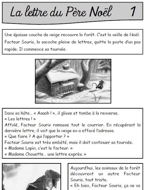 A l'encre violette: LA LETTRE DU PERE NOEL