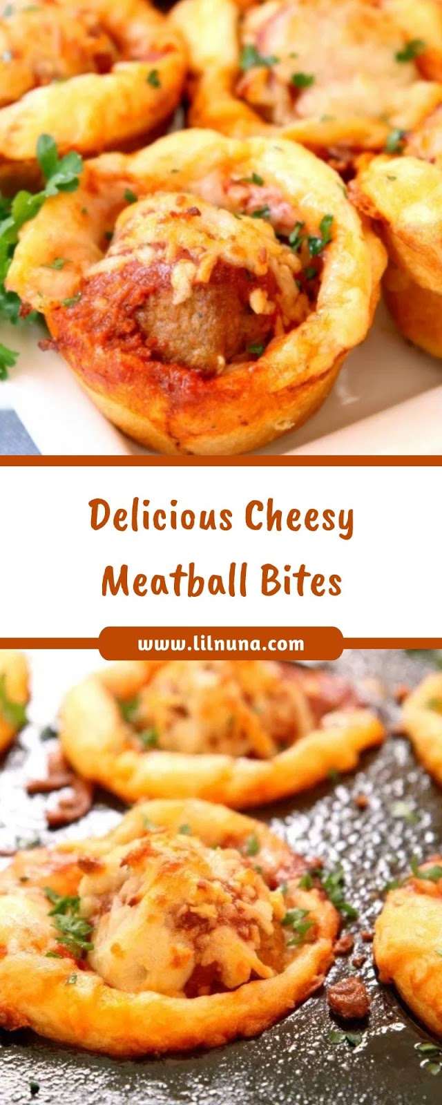 Delicious Cheesy Meatball Bites