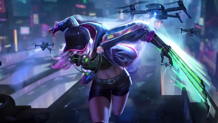 Natalia, Cyber Spectre, Mobile Legends, Skin, 4K, #7.1788