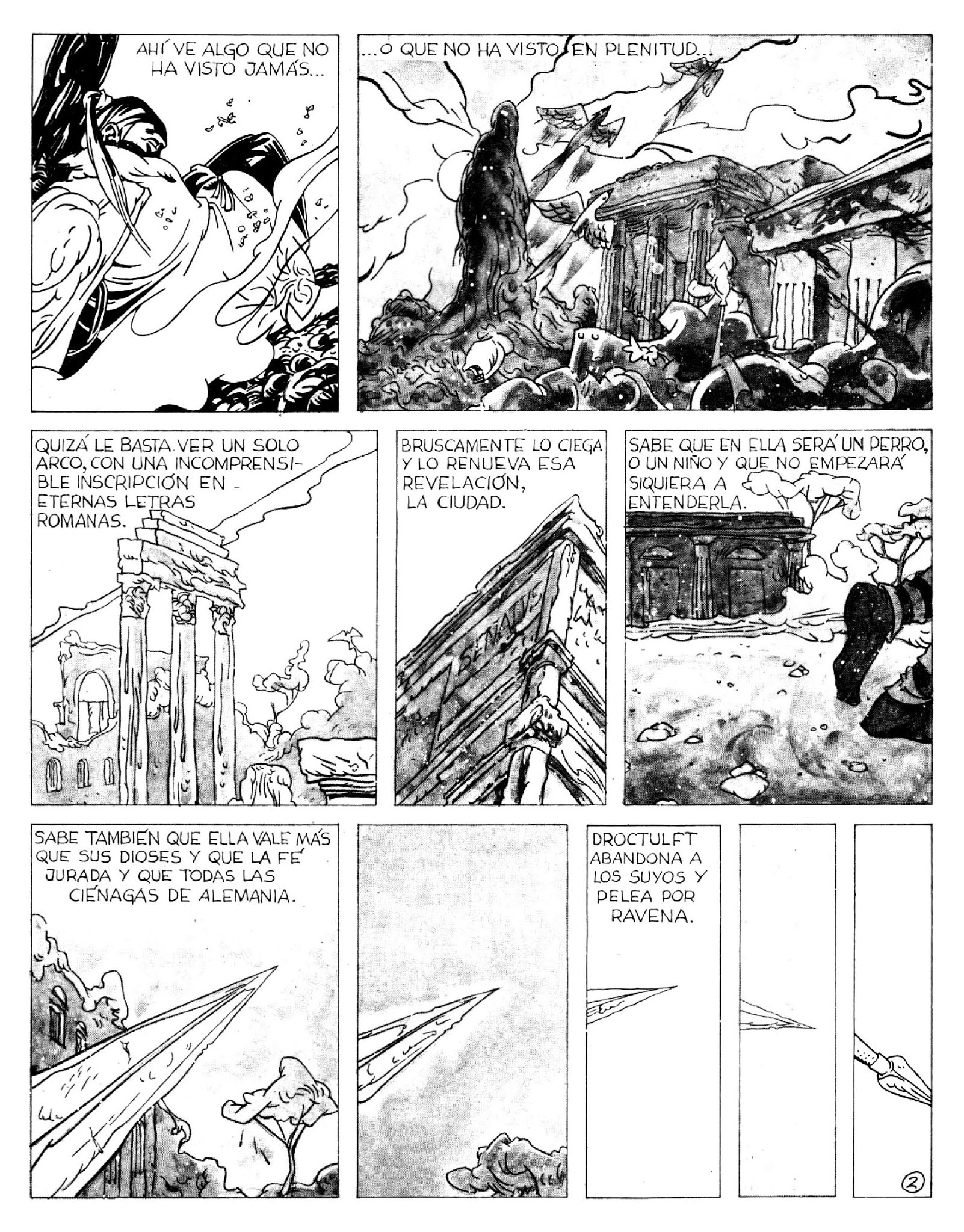aquellos comics de fin de siglo LA HISTORIA DEL GUERRERO Y DE LA