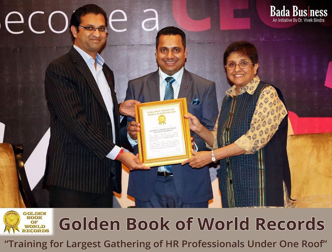 Vivek Bindra Golden Book of World Records