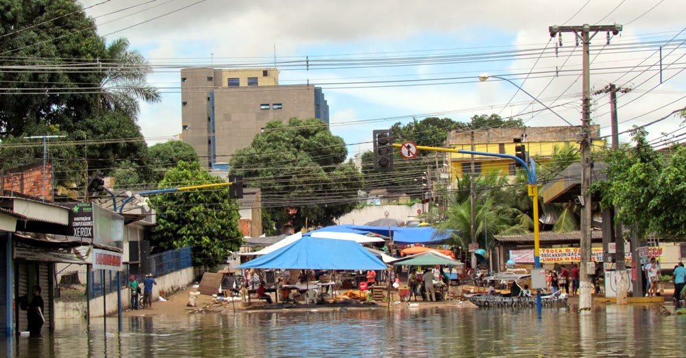 Super Fotos ENCHENTE DO RIO MADEIRA EM PORTO VELHO E JACI PARANÁ, EM 16/01/2014