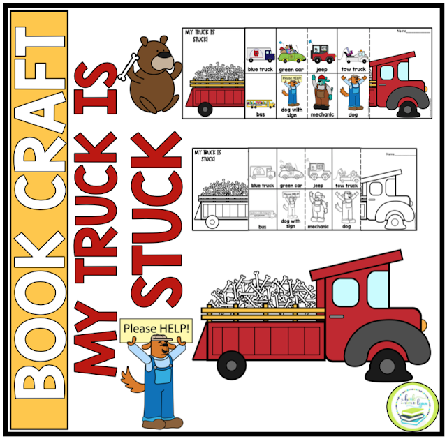 my-truck-is-stuck-book-craft-book-units-by-lynn
