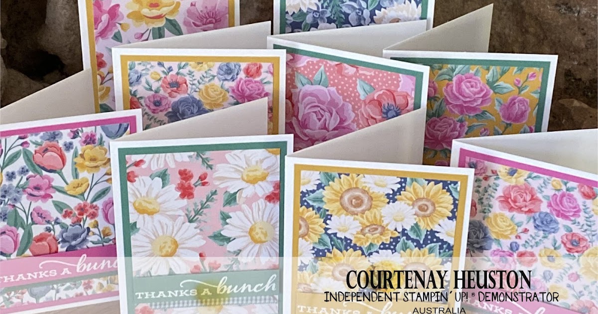 Bags That One! Flowers for Every Season, Stampin' Up! Australia