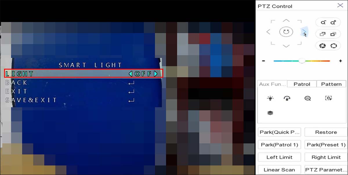 How to turn off the IR light on Hikvision camera