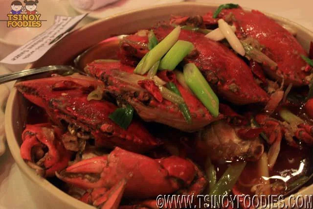 deep fried crabs with szchuan sauce