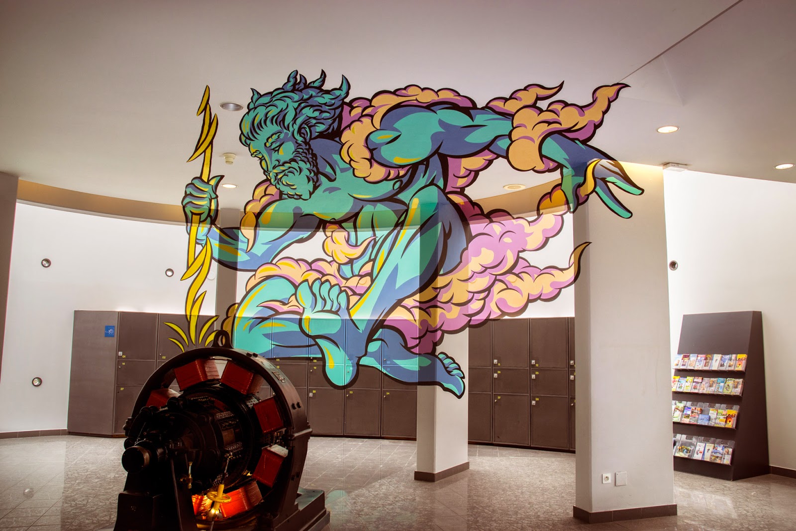 Italian crew Truly Design are currently in France where they were invited to work on a new piece at the EDF Electropolis Museum in Mulhouse.