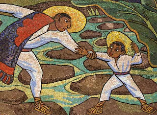 Mosaico 'Río Juchitán' - Diego Rivera