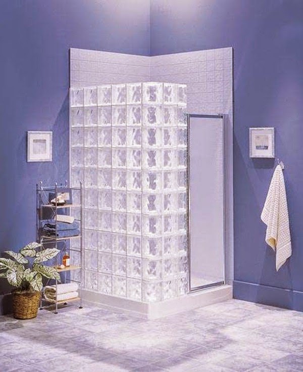Glass blocks for shower – 44 great pictures!