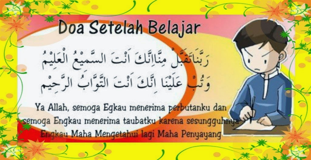 Doa Sesudah Belajar | Doa Harian Dalam Islam