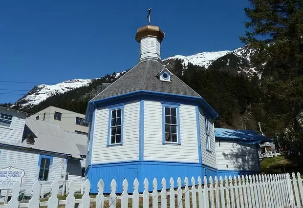 St. Nicholas Russian Orthodox Church, in Juneau, Alaska St. Nicholas Russian Orthodox Church, in Juneau, Alaska
