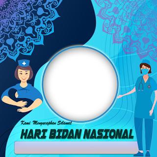 twibbon hari bidan nasional png hd - kanalmu