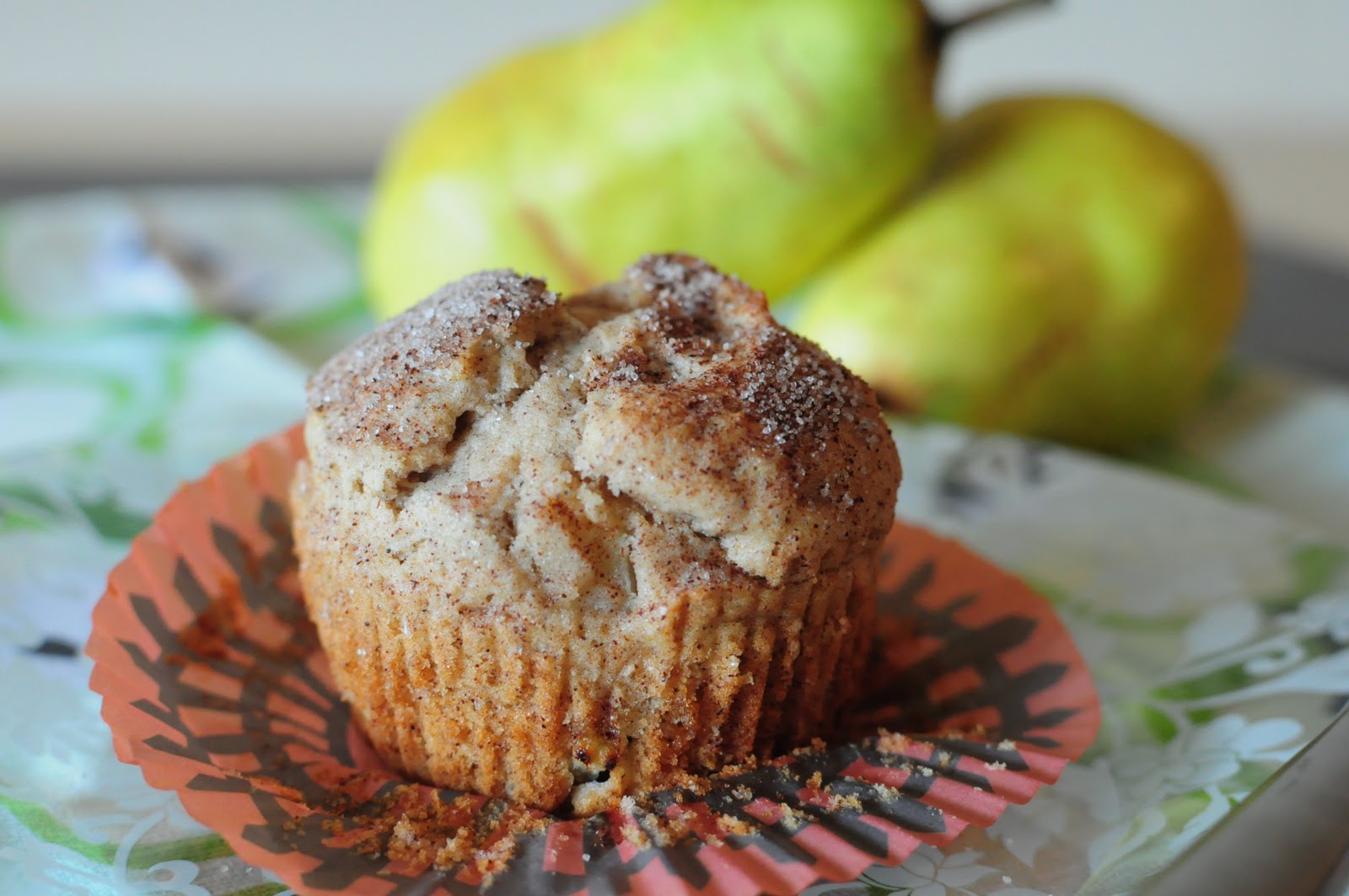 My Tiny Oven Spiced Pear Muffins