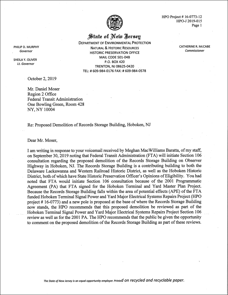 Alert LCOR planning to demolish Hoboken's historic Records Buildings