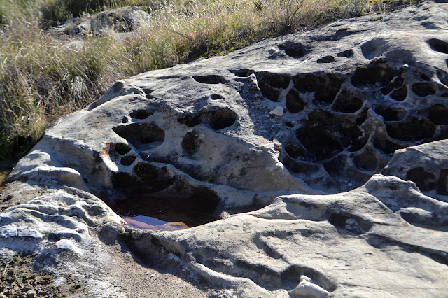 red puddle of water