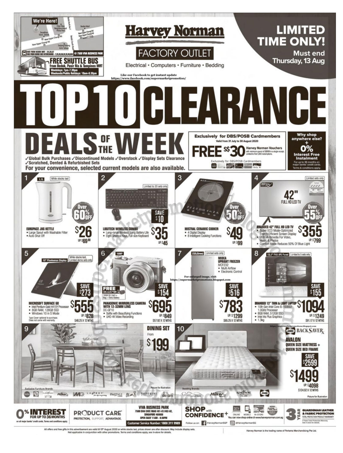 Harvey Norman Clearance Deals Of The Week 09 13 August 2020