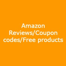 Amazon Reviews/Coupon Codes/Free Products