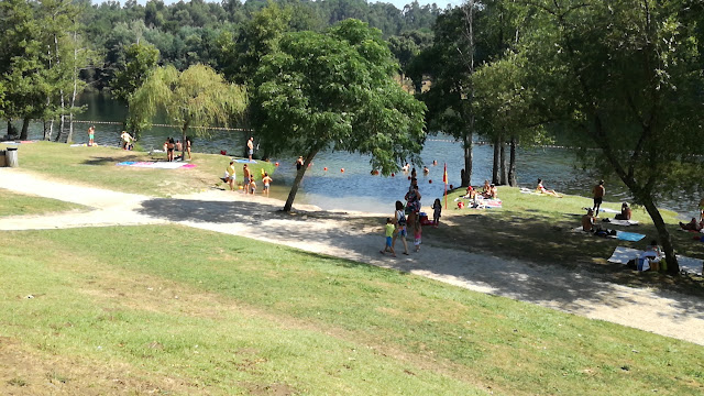 Praia Fluvial de Adaúfe - Vista Geral