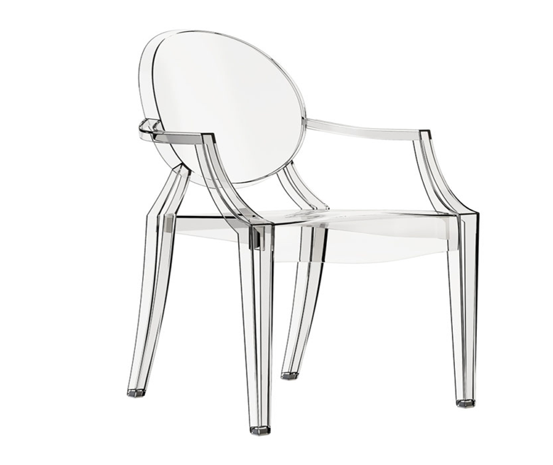 Louis Ghost Chair Professional 3D Model design