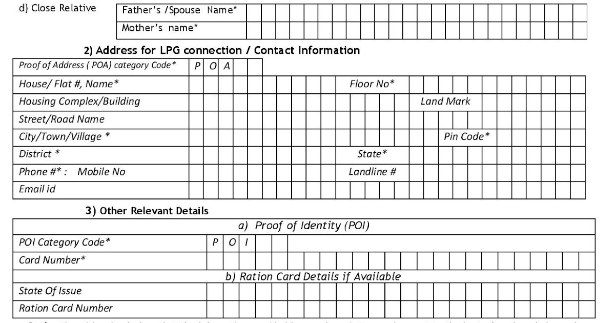 Forms19 KYC Bharat Gas