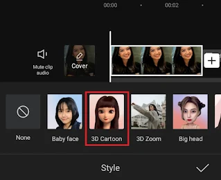 capcut 3d photo effect