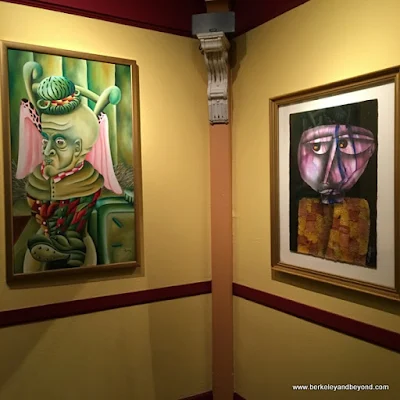 paintings by Exposito at Casa Cubana in Oakland, California